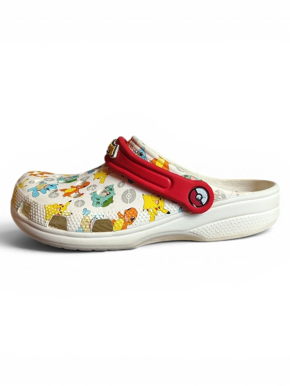 Crocs Classic Fun Lab Pokemon Slip On Clog Shoes Youth Size J4